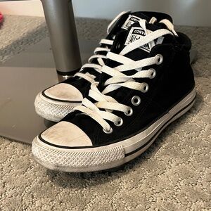 Converse Black and White High-Tops